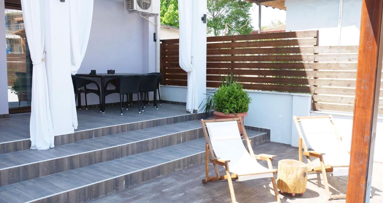 Villa Azzuro Ground Floor Nea Kallikrateia Luaran gambar