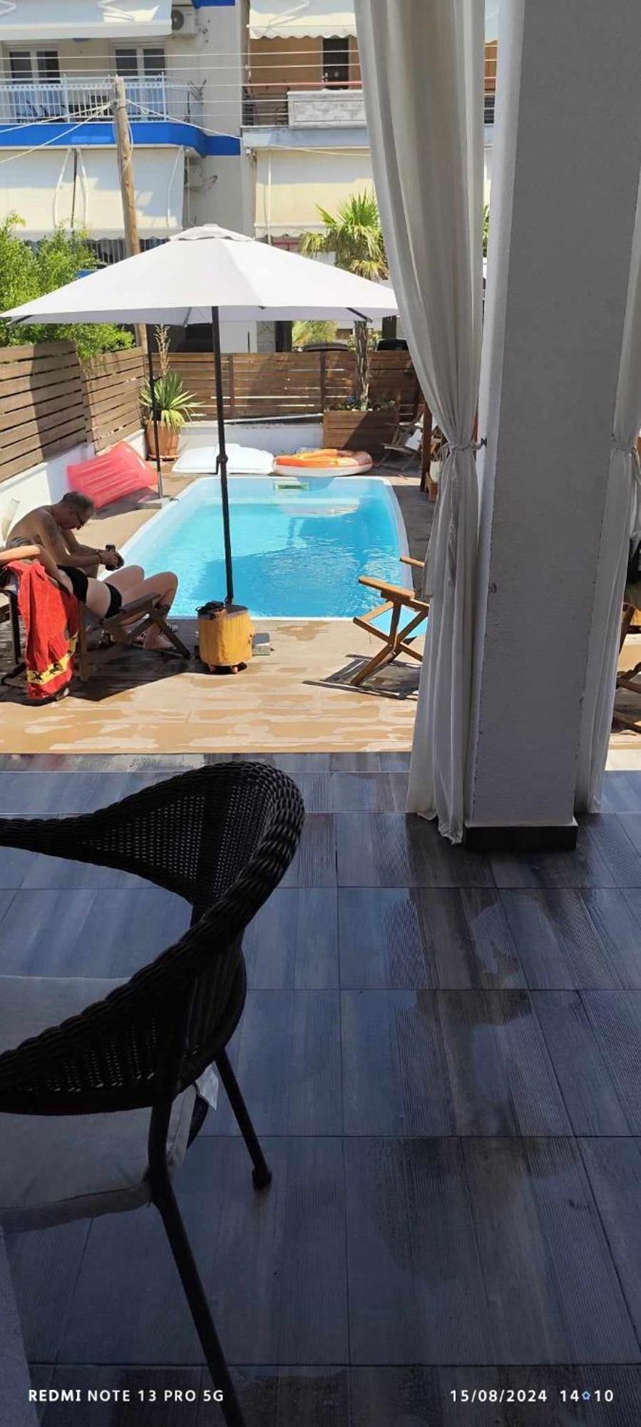 Villa Azzuro Ground Floor Nea Kallikrateia Luaran gambar